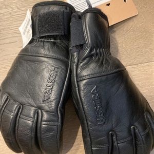 Hestra Omni leather ski gloves size 8